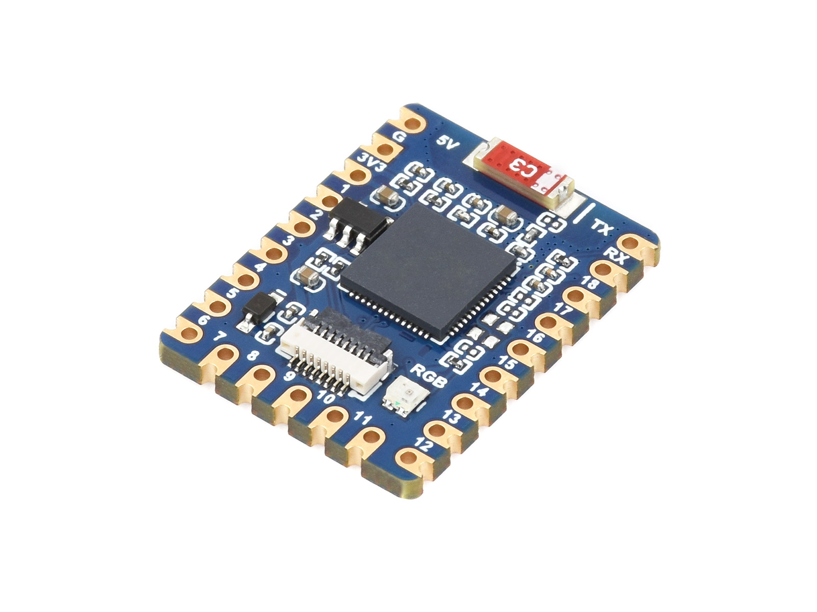 ESP32-S3迷你开发板 基于ESP32-S3FH4R2双核处理器 240MHz运行频率 分体式USB接口设计 单板无配件