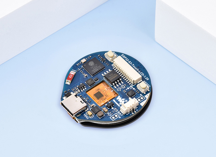 ESP32-S3 1.28 英寸触摸液晶开发板产品展示