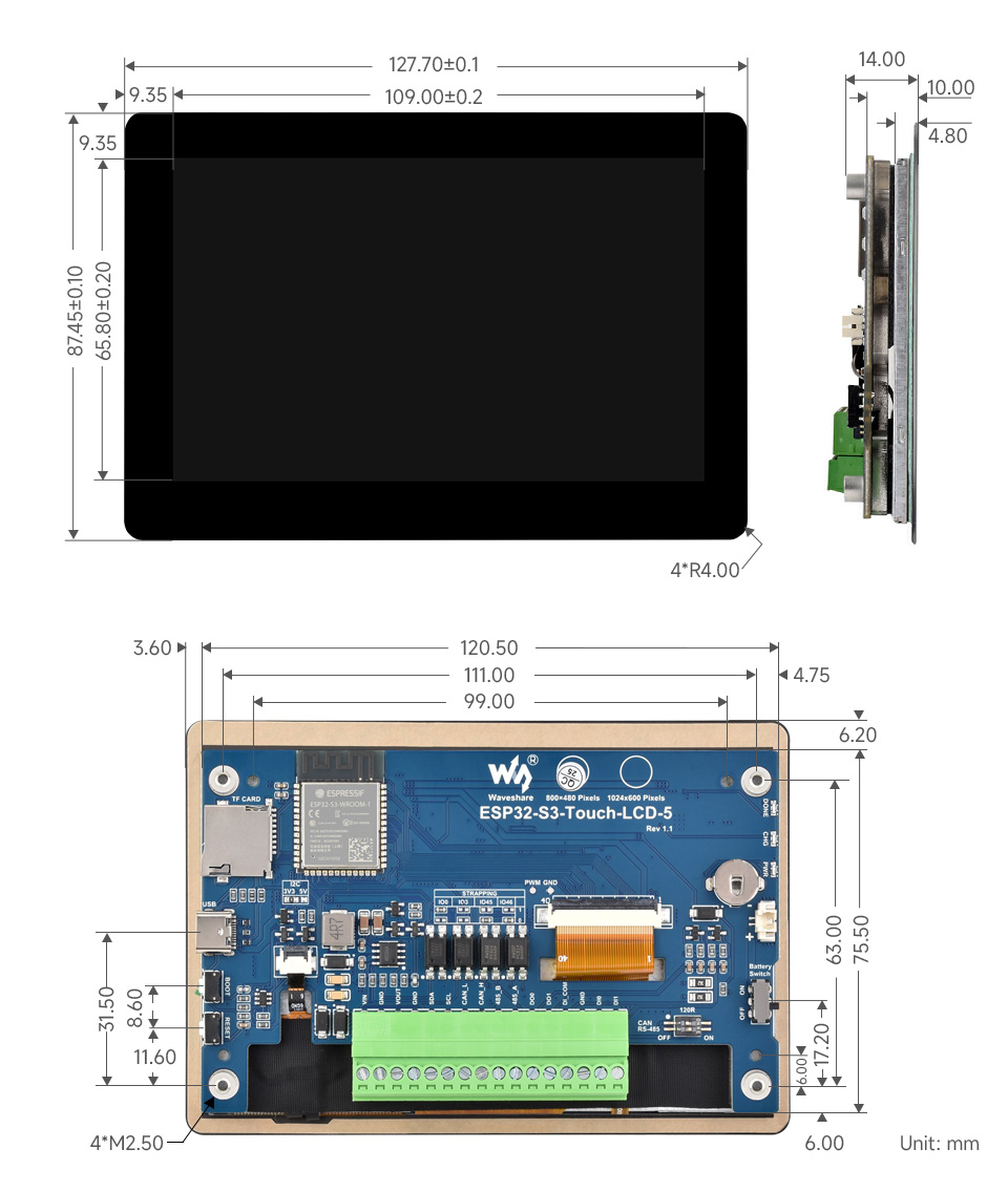 15.6 英寸显示屏全贴合屏HDR产品尺寸
