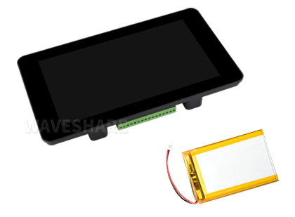 ESP32-S3-Touch-LCD-7C-BOX 升级版带锂电池版本展示