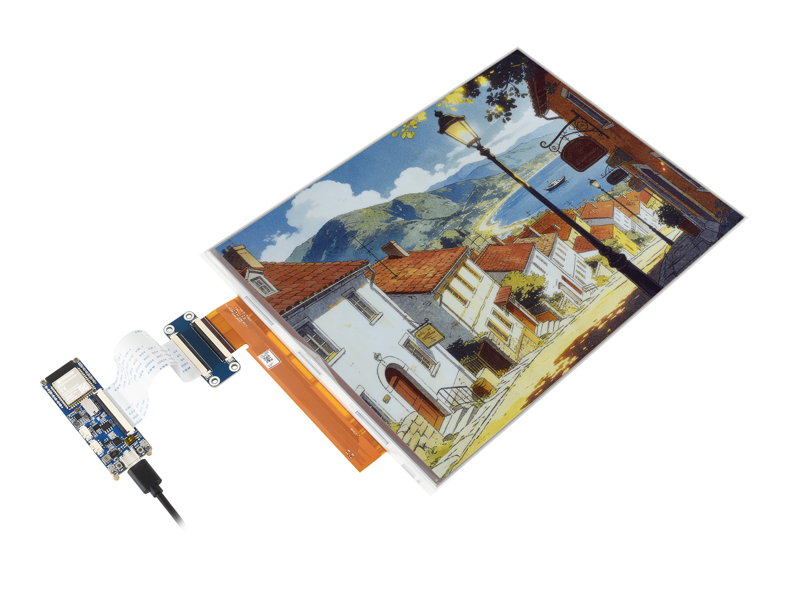ESP32-S3 13.3 英寸全彩电子墨水屏驱动板 采用 E Ink Spectra 6 (E6) 技术 板载音频编解码芯片 支持 Wi-Fi  和 BLE 5