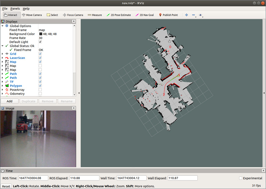 JetBot ROS AI 智能机器人多点巡逻导航