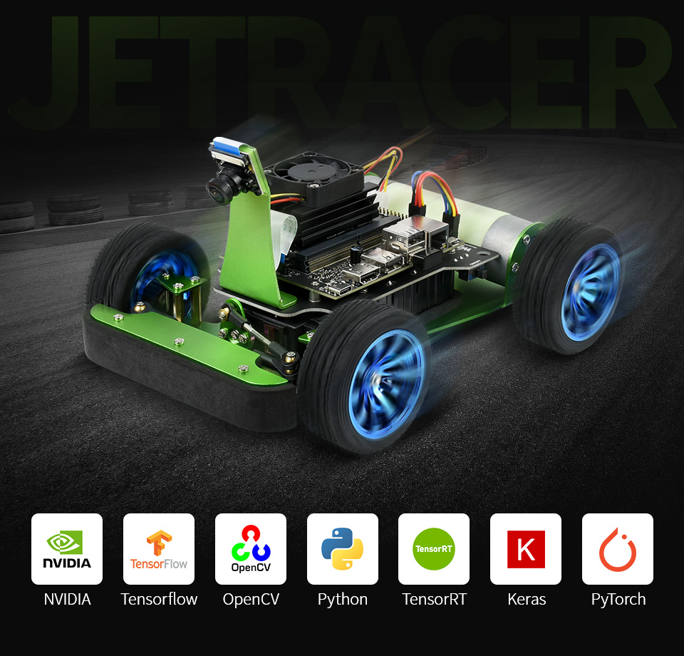 JetRacer Pro 2GB AI Kit AI 赛车机器人