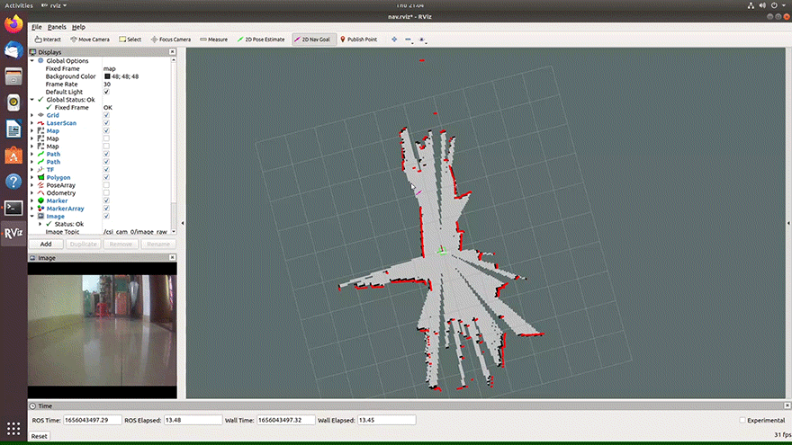 JetRacer ROS AI Kit ROS AI 赛车机器人边导航边建图