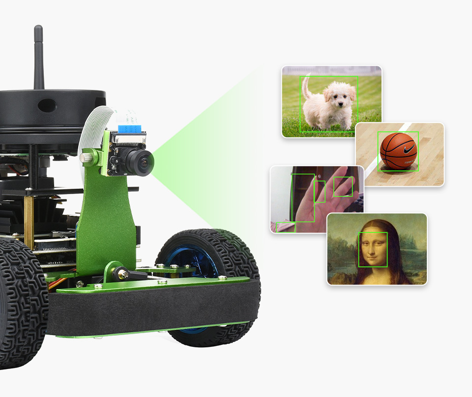 JetRacer ROS AI Kit ROS AI 赛车机器人 800 万像素 160 度视角摄像头