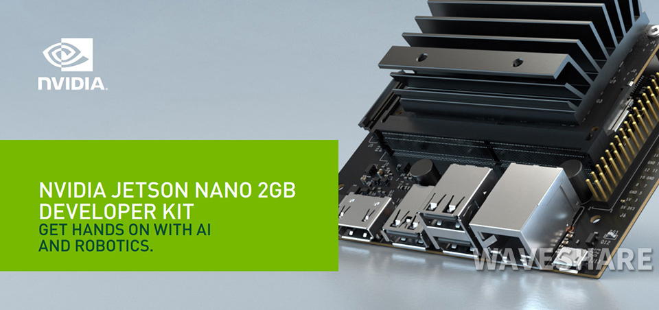 英伟达NVIDIA Jetson Nano Developer Kit 2GB 版本AI人工智能开发板