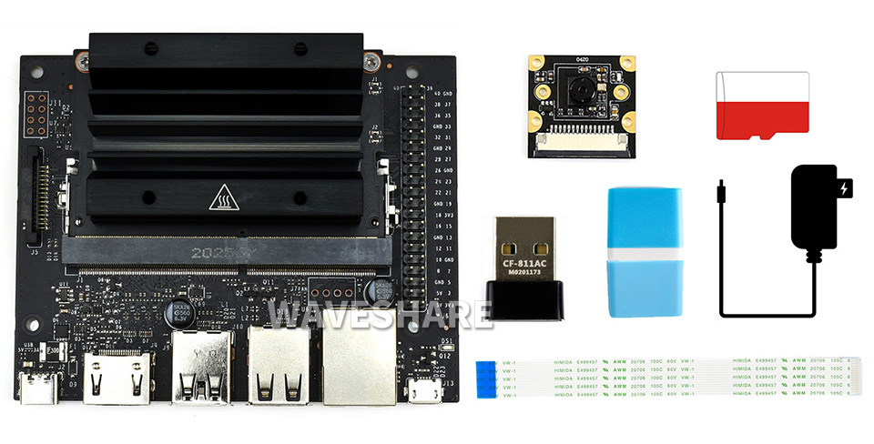 英伟达 NVIDIA Jetson Nano Developer Kit 简化版本接口说明