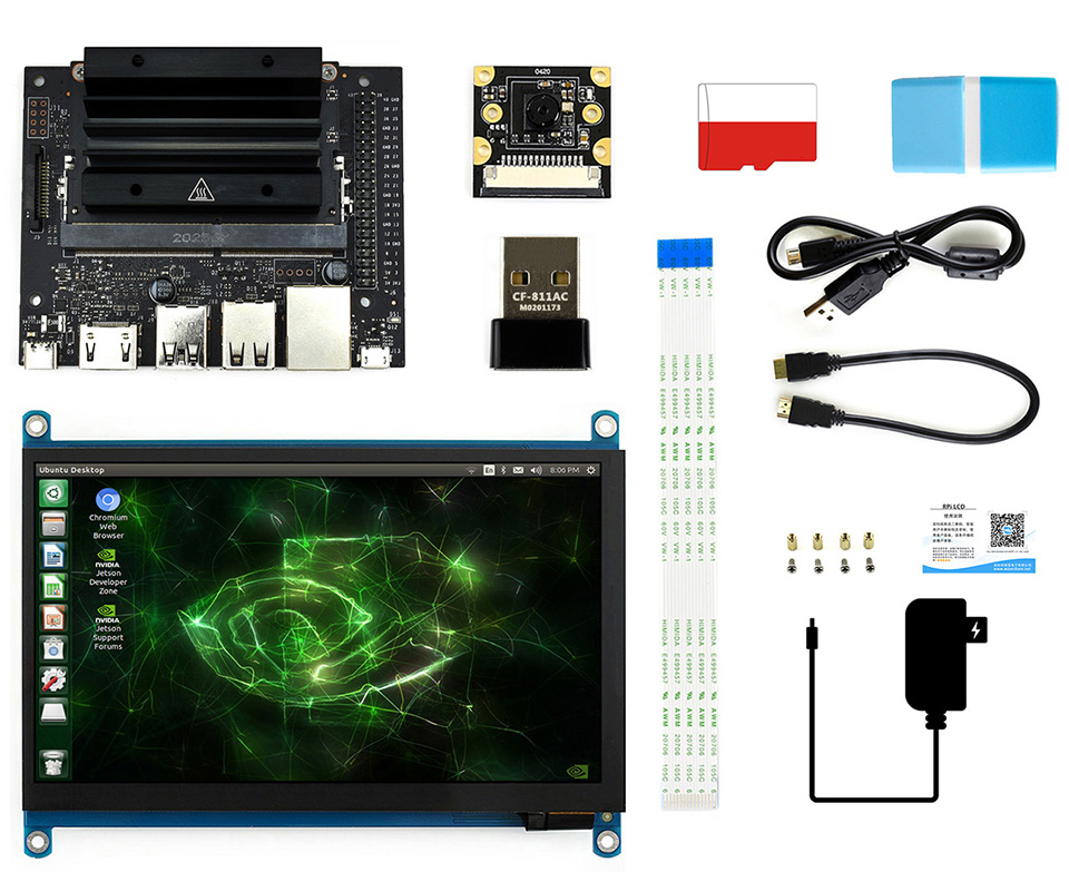 英伟达 NVIDIA Jetson Nano Developer Kit 简化版本接口说明