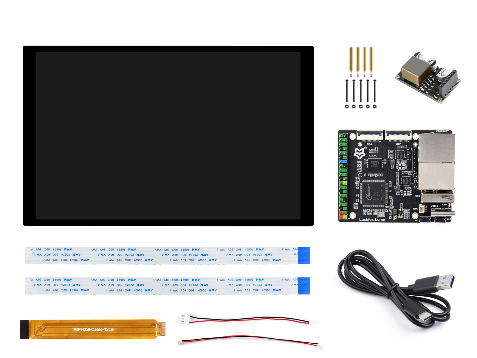 幸狐 Luckfox Lume 高性能 Linux开发板 基于全志T153多核异构工业处理器 双千兆网口 内置128MB DDR3内存和256MB闪存