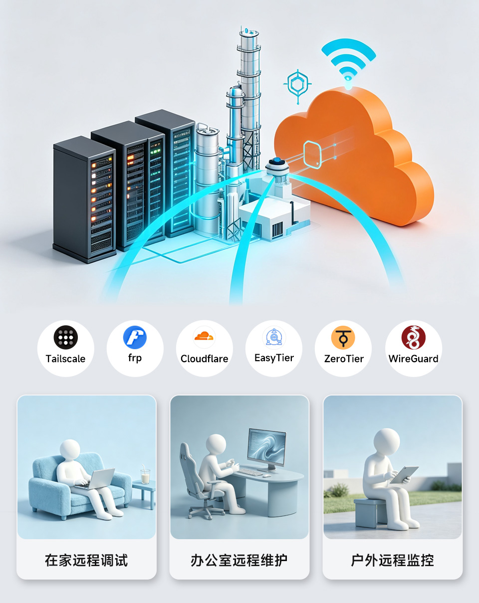 Luckfox Lyra PLC 远程运维方案 支持 Zerotier Tailscale 多种内网穿透方案