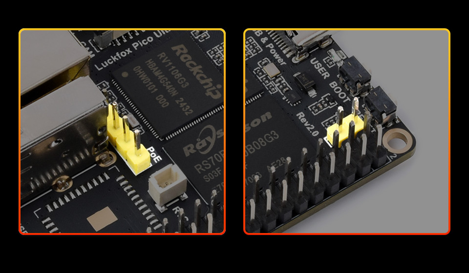 Luckfox Pico Ultra 预留PoE模块接口