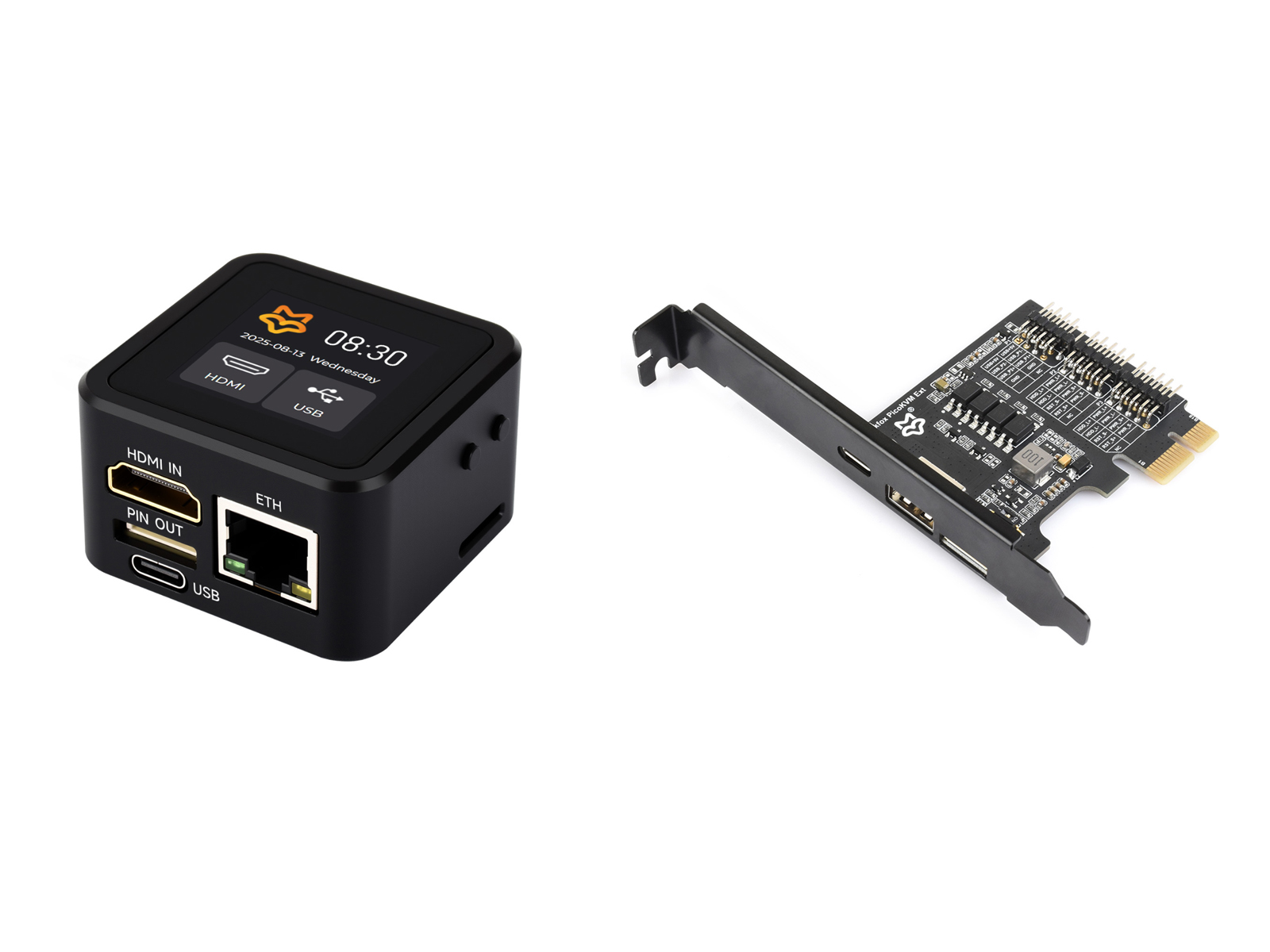 Luckfox PicoKVM 轻量级 IP KVM 运维工具 支持 1920 × 1080@60fps HDMI 视频输入 支持输出 HID 信号控制设备 可实现远程电源控制