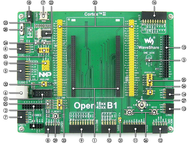 Cortex-M4开发板 Open4337-C