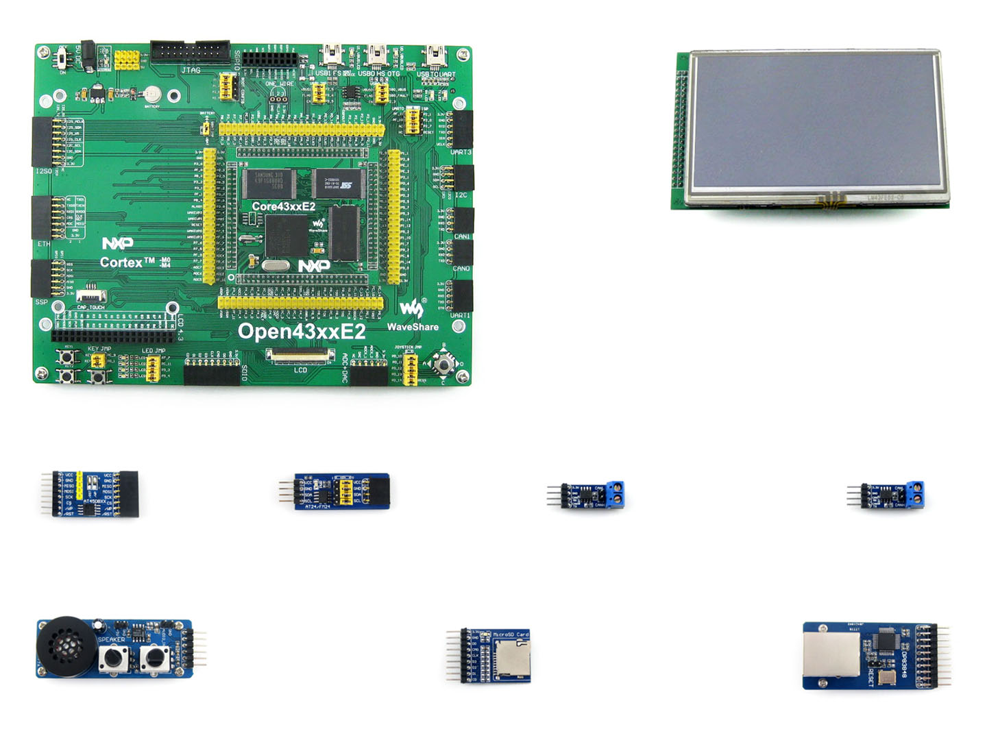 LPC4357开发板 学习板 套餐A 含7款模块