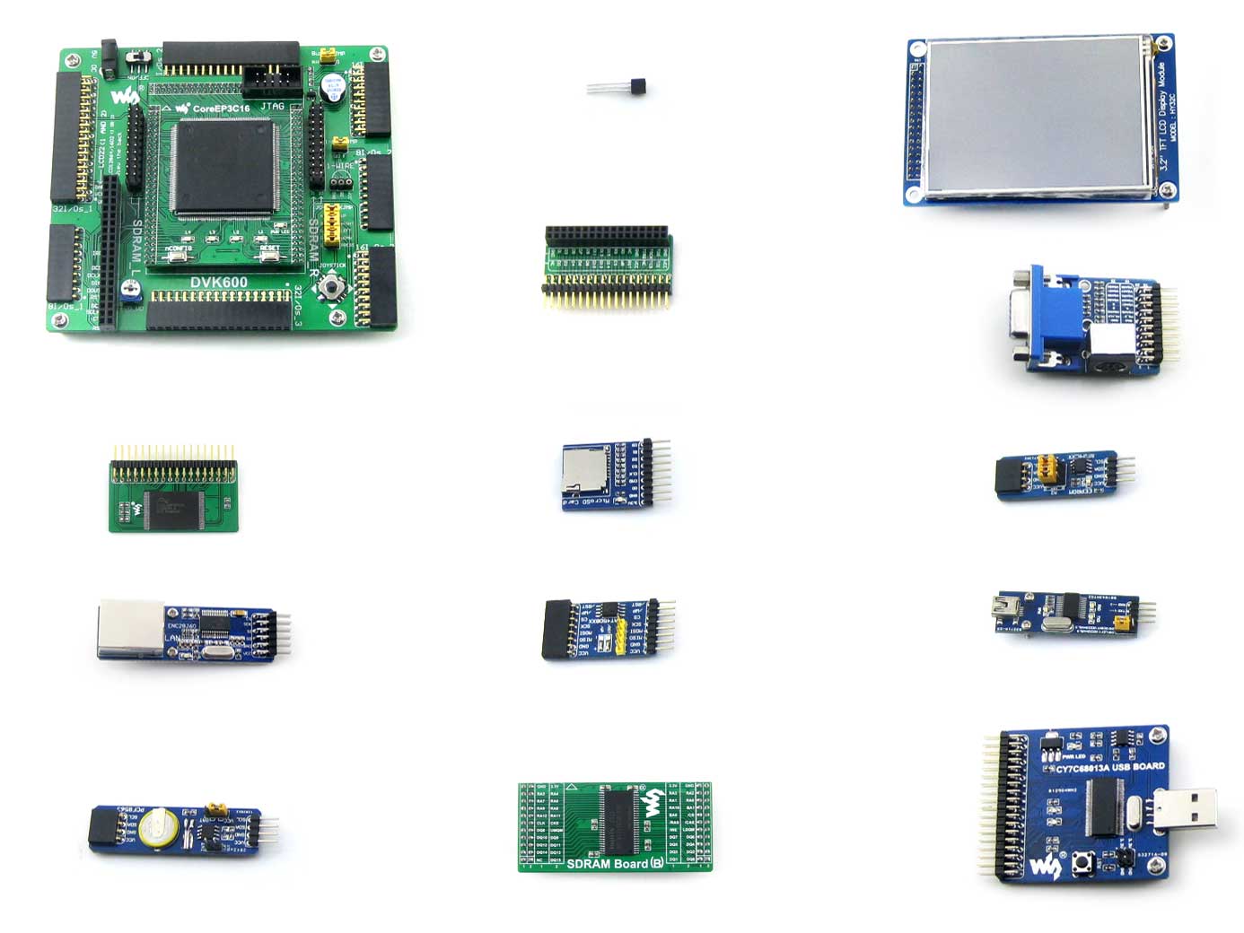 EP3C16Q240C8N开发板 学习板 套餐A 含12款模块