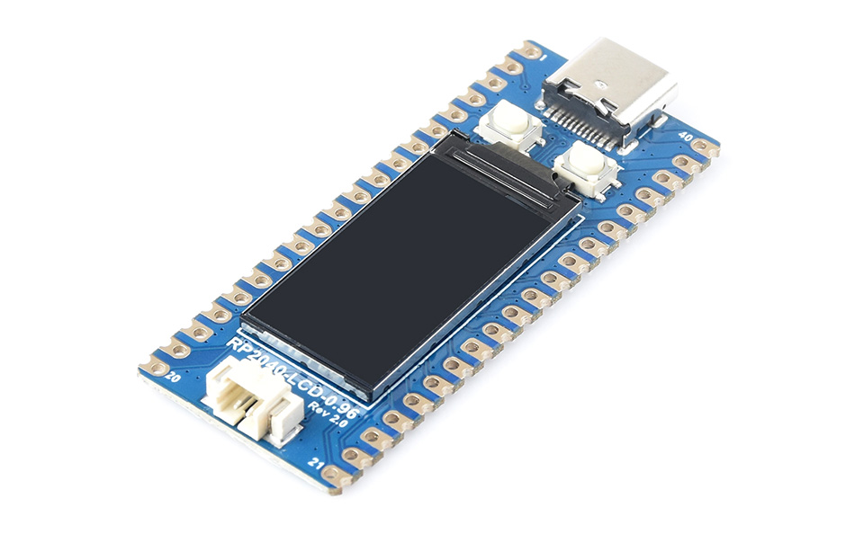 微雪 RP2040 微控制器开发板配置清单