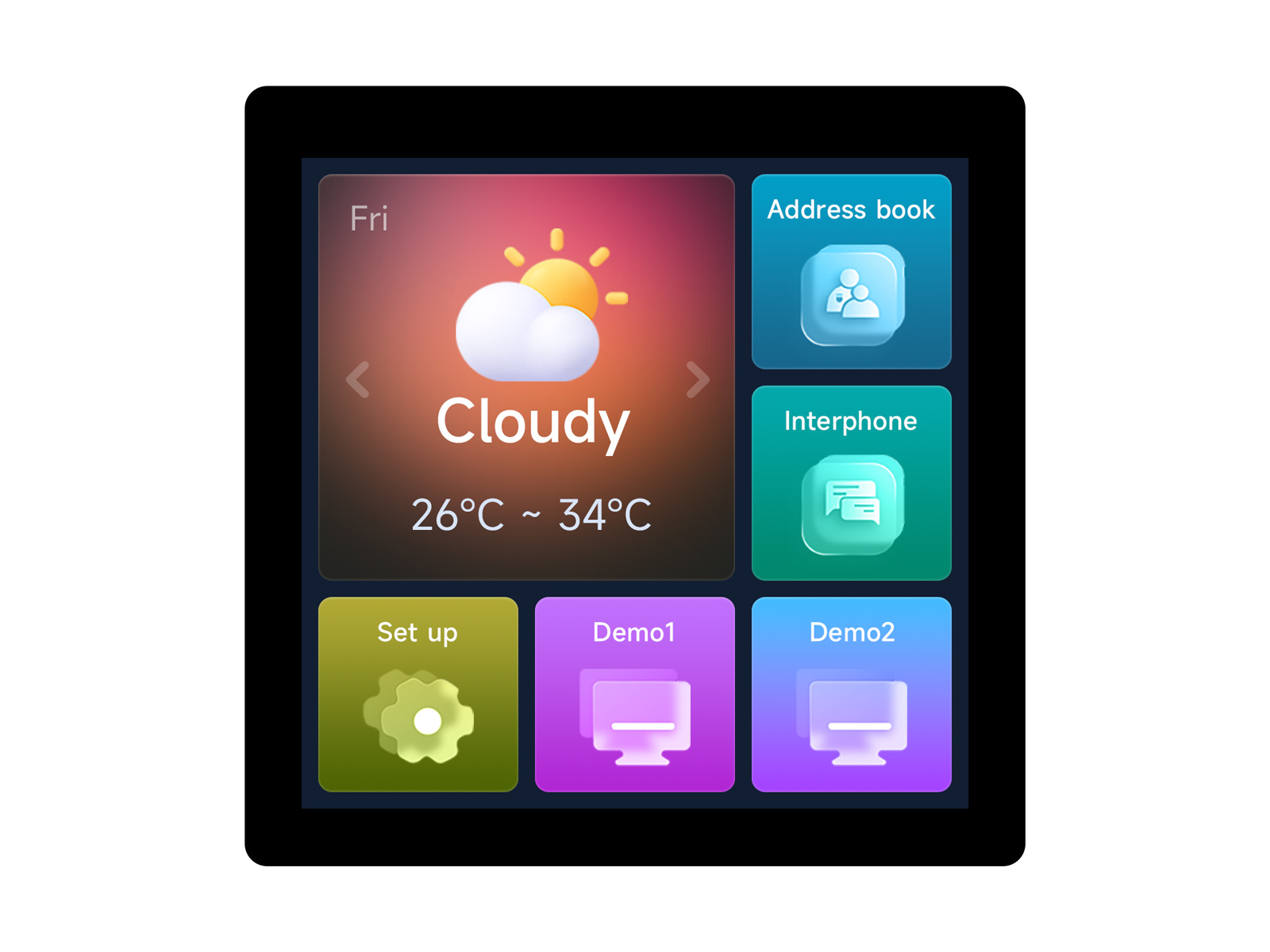 RP2350 高性能开发板 搭载 4 英寸 IPS 电容 可选带触控版本 480 × 480 分辨率 65K 彩色 双核双架构