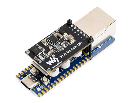 RP2350-POE-ETH-Kit 套装版 不焊排针 带 PoE 模块