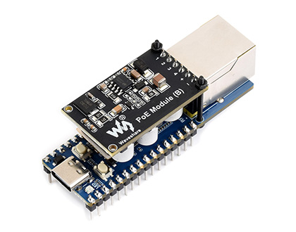RP2350-POE-ETH-M-Kit 套装版 焊排针 带 PoE 模块