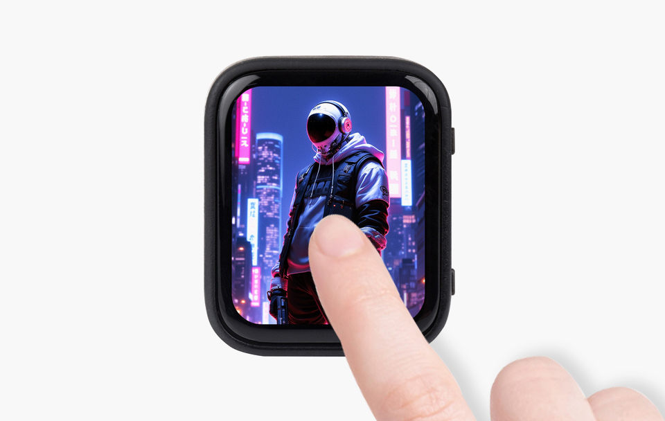 RP2350-Touch-AMOLED-1.8 英寸液晶开发板板载 1.28 英寸 LCD 屏