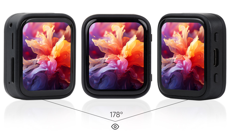 RP2350-Touch-AMOLED-1.8 英寸液晶开发板板载 1.28 英寸 LCD 屏