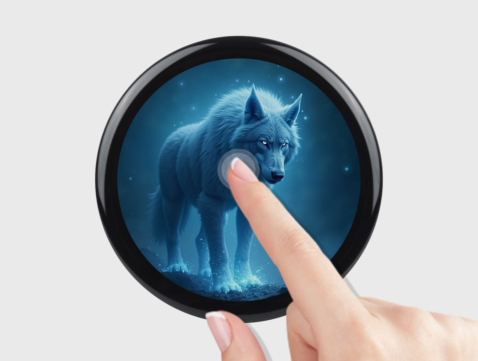 微雪 RP2350 电容式 5 点触摸