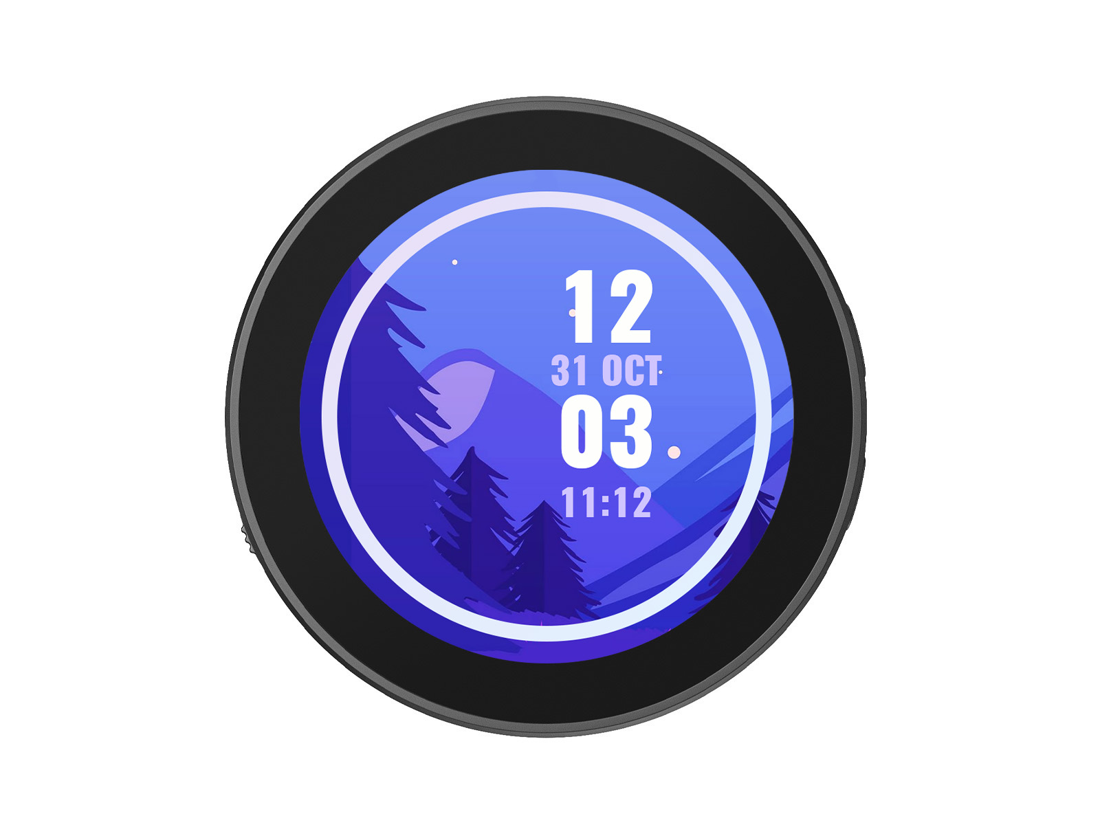 RP2350 1.85 英寸圆形 LCD 屏开发板 360 × 360 分辨率 65K 彩色 双核双架构