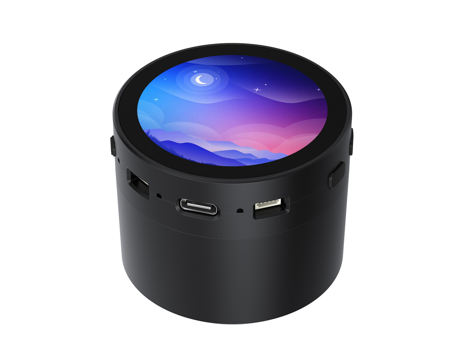 RP2350 1.85 英寸圆形 LCD 屏开发板 360 × 360 分辨率 65K 彩色 双核双架构