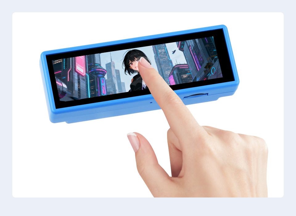 RP2350，3.49 英寸液晶屏开发板 人机交互功能展示