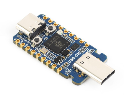 RP2350-USB-CM 迷你开发板 Type-C 公口版 正面图