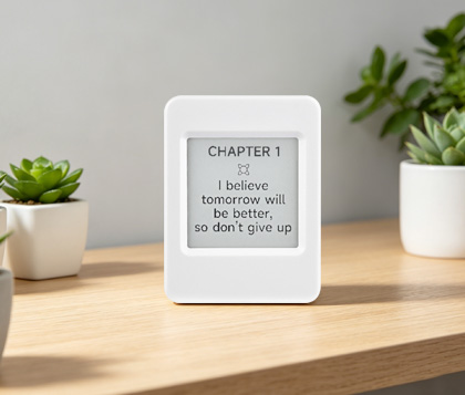 RP2350 墨水屏开发板 便携电子阅读器场景应用展示