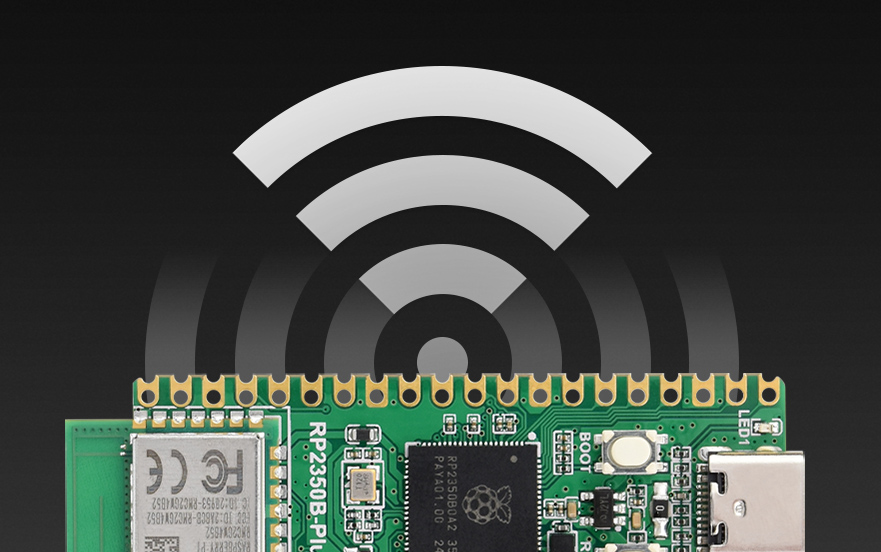 RP2350B-Plus-W 支持 Wi-Fi 和蓝牙