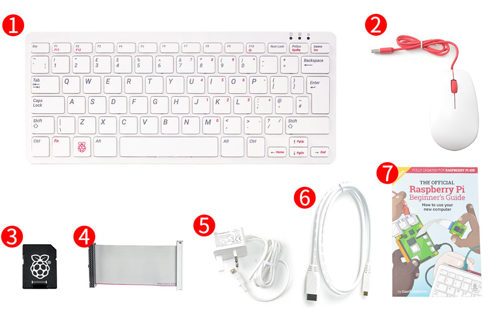 树莓派Raspberry Pi 400键盘型主板配置清单