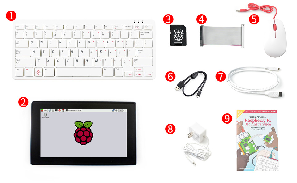 树莓派Raspberry Pi 400键盘型主板配置清单