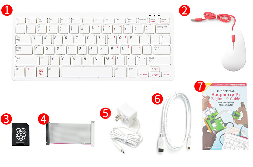 树莓派Raspberry Pi 400键盘型主板配置清单