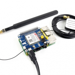树莓派 4G/3G/2G/GNSS扩展板【SIM7600CE 4G HAT】