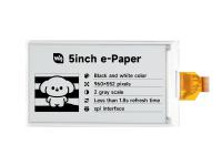 5 寸 e-Paper 黑白电子墨水屏裸屏 960 × 552 像素 SPI 通信 基于 Raspberry Pi 40PIN GPIO 接口设计