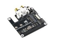 PCIe 转 M.2 和 I2S 音频扩展板 专为树莓派设计 支持 NVMe 硬盘协议 板载 3.5mm 耳机接口和 RCA 端口 免驱动