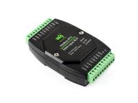 工业级 8 路 PWM 脉冲输入模块 采用 Modbus RTU 协议 RS485 接口 支持频率占空比采集 带多种隔离保护电路