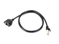 RJ45 网线延长线 镀镍铁壳防护 有效屏蔽干扰 柔韧 PVC 护套 不易断芯 不易松脱