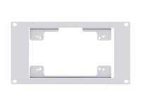 HomeRack 7 英寸 DSI 显示器支架面板 3U 安装高度 兼容树莓派官方 7 英寸触控屏